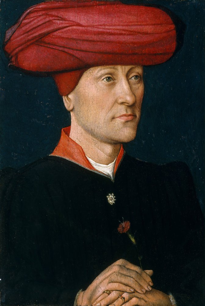 Portrait of a Man in a Chaperon by Netherlandish Painter