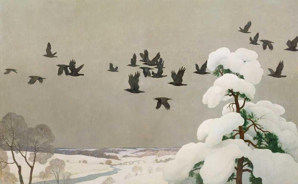Crows in Winter, 1941 by Newell Convers Wyeth