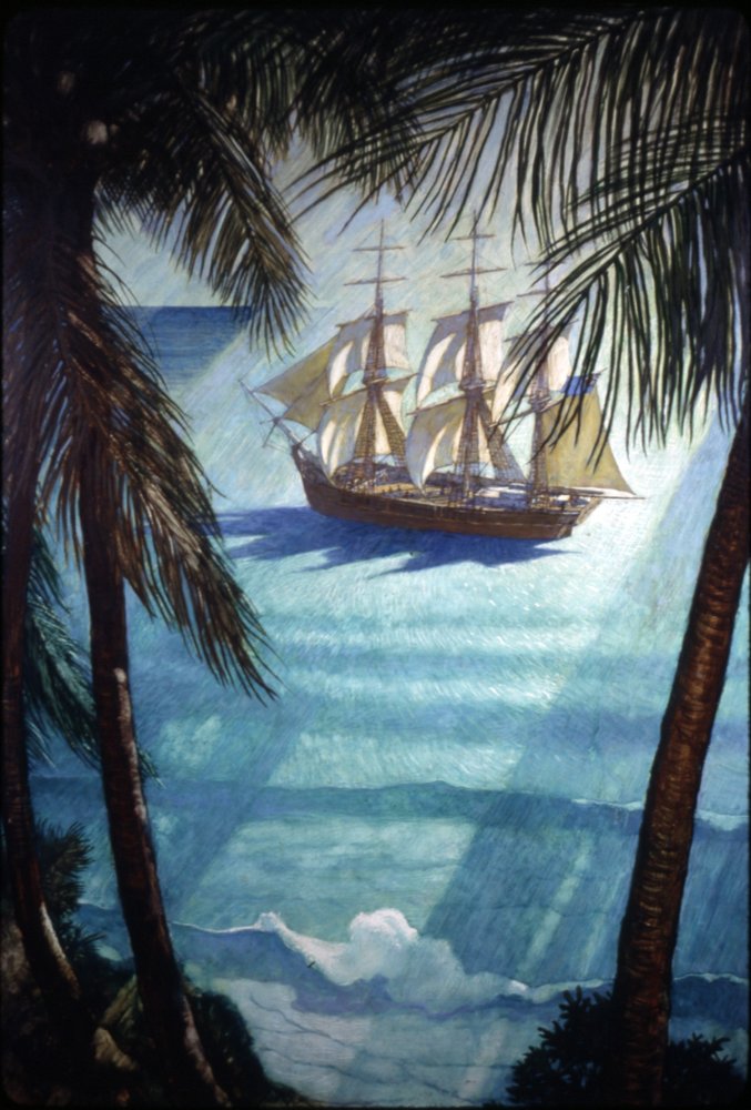 The Ship Bounty by Newell Convers Wyeth