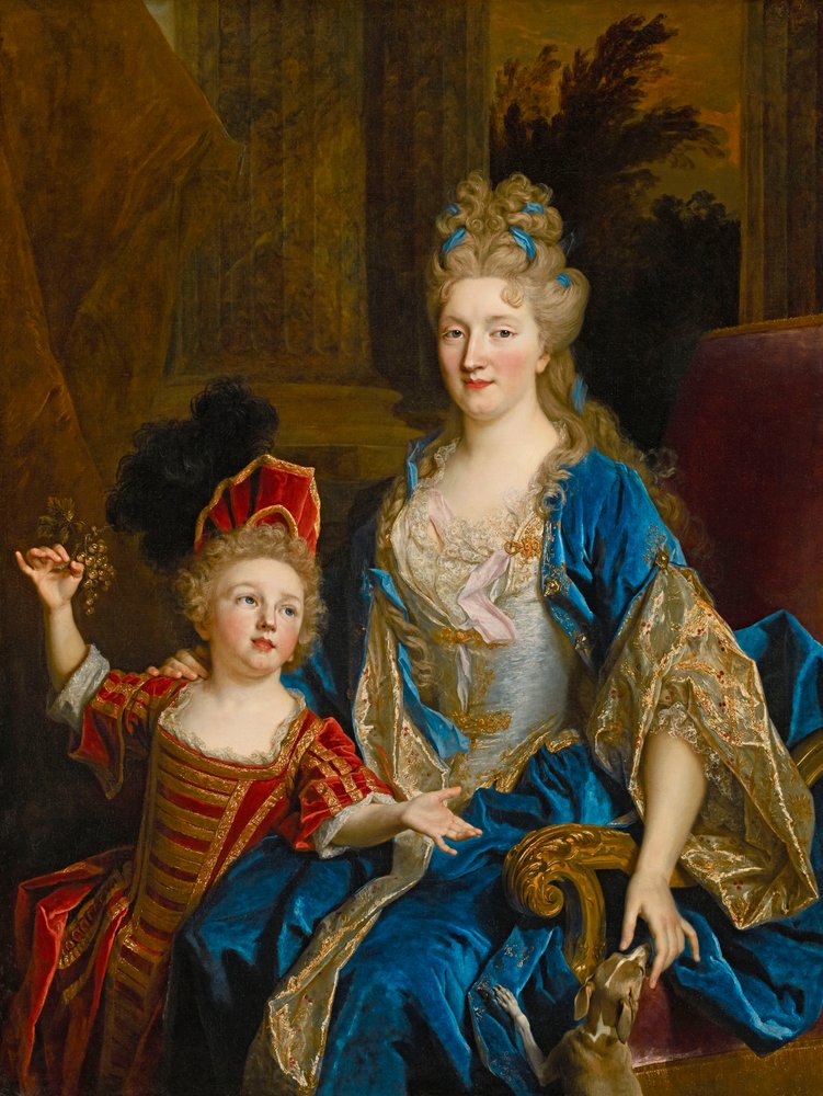 Portrait of Catherine Coustard, Marquise of Castelnau, with her Son Leonor, c.1699 by Nicolas de Largillière