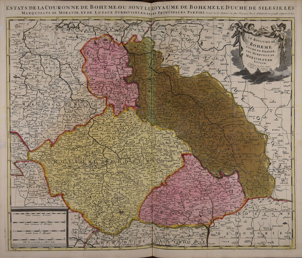 The Kingdom of Bohemia, Duchy of Silesia, Marquisate of Moravia and Lusatia