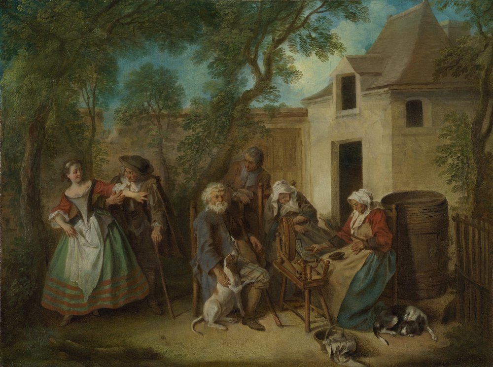 The Four Ages of Man: Old Age, ca. 1735 by Nicolas Lancret