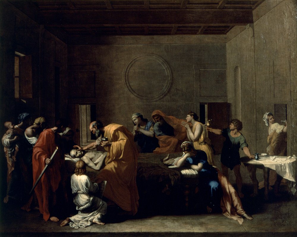 Extreme Unction by Nicolas Poussin: Premium art reproduction