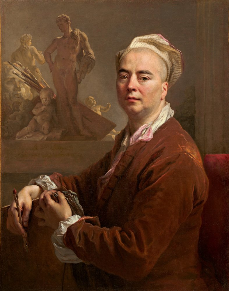 Self-Portrait by Nicolas de Largillierre: Fine art print
