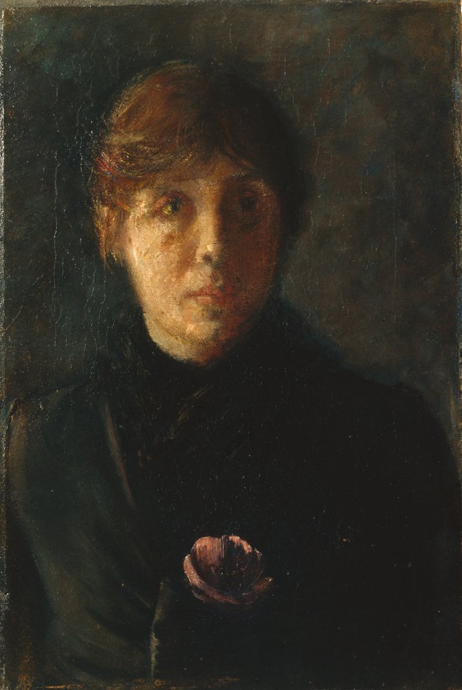 Self-portrait by Oda Krohg: Highest-quality art reproduction