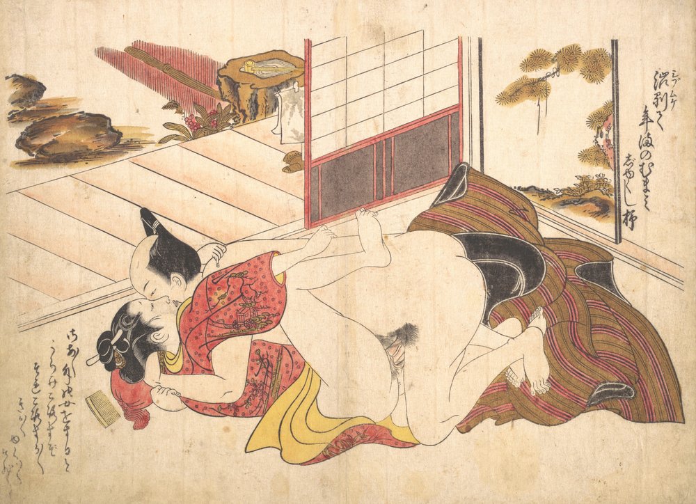 Bedroom Scene, ca. 1739 by Okumura Masanobu