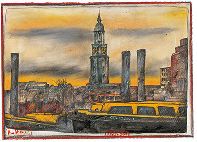 In the Evening, Hamburg by Ole West