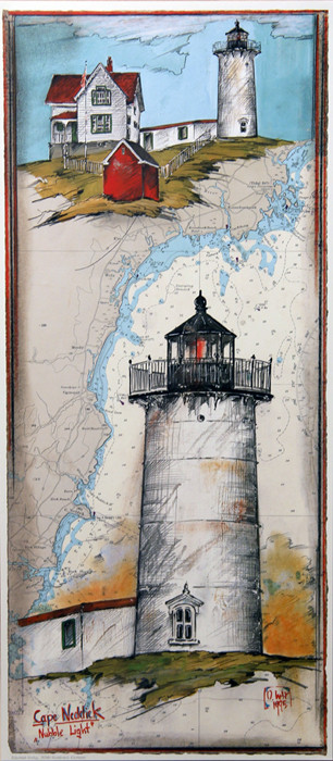 Cape Neddick by Ole West
