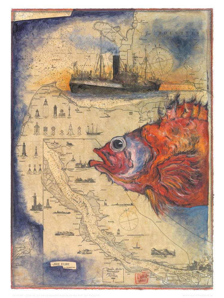 Back when the fish market was still in Altona... by Ole West