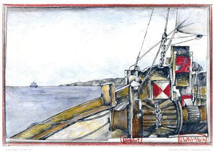 Journey on the Elbe by Ole West