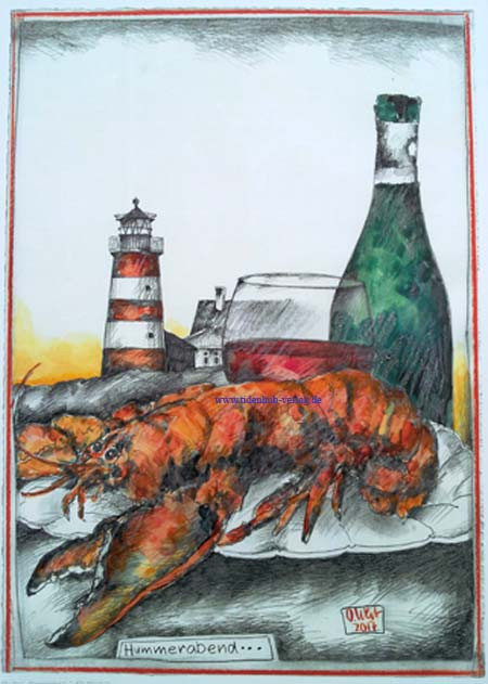Lobster Evening by Ole West
