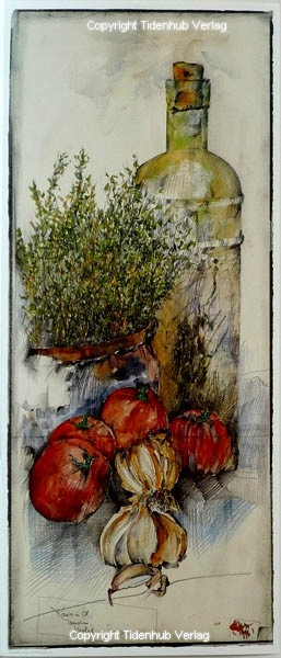 Herbs in Oil by Ole West