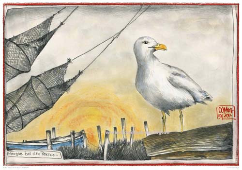 Morning by the Fish Traps by Ole West