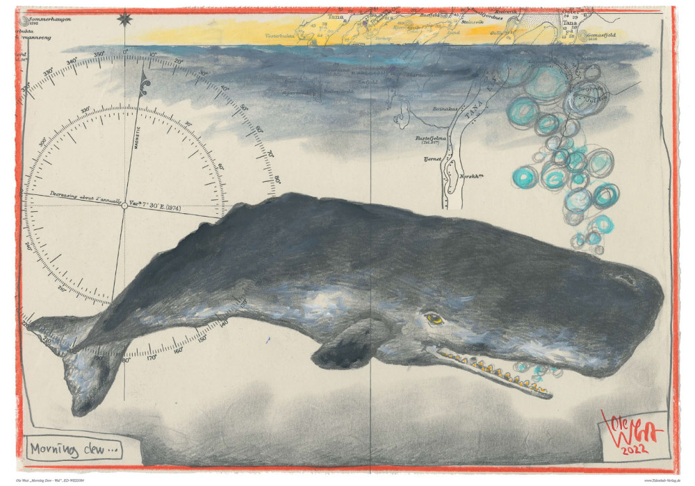 Morning Dew (Whale) by Ole West