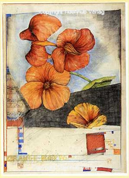 Orange - Red Day by Ole West