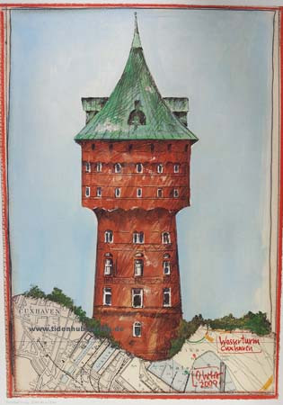 Cuxhaven Water Tower by Ole West