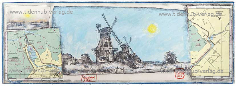 Winter Sun Greetsiel by Ole West