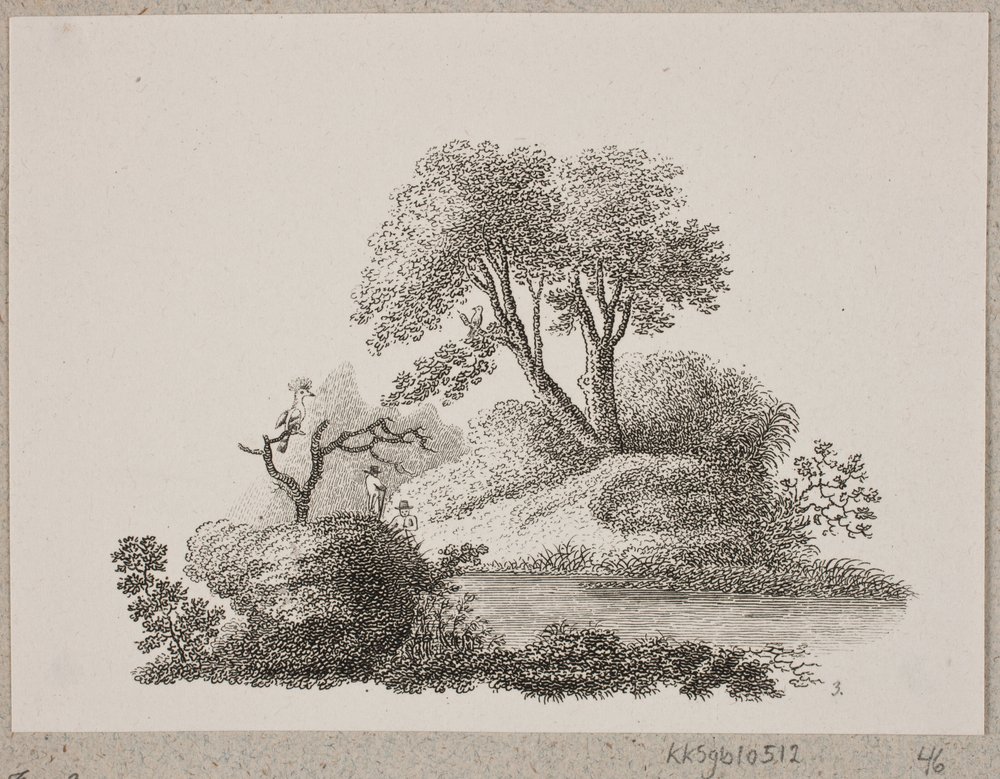 The Hoopoe and the Nightingale by Oluf Olufsen Bagge
