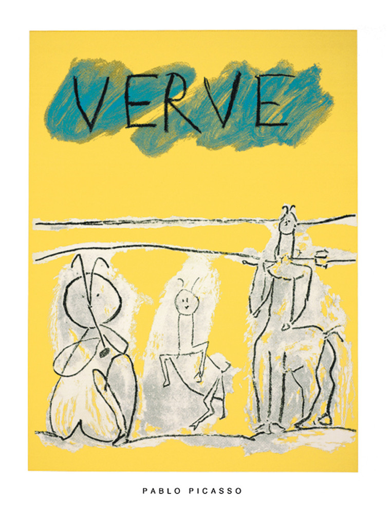 Cover for Verve, 1951 by Pablo Picasso