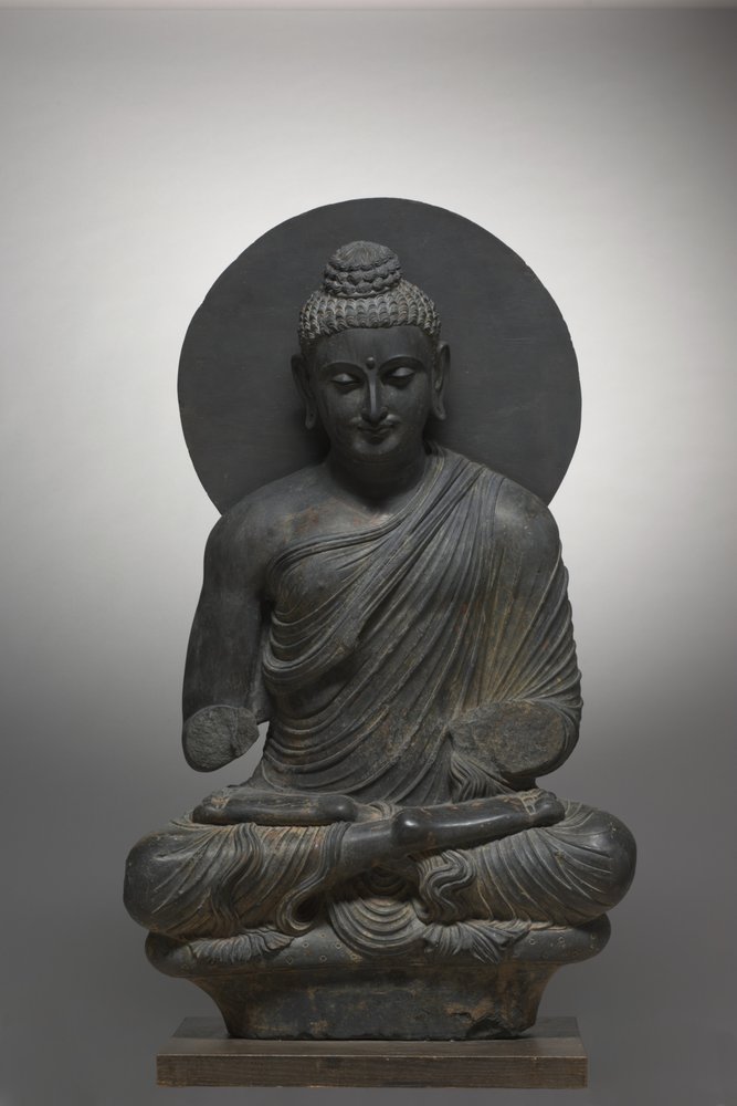 Seated Buddha, from Gandhara, Kushan Period, first half of the 3rd century by Pakistani School