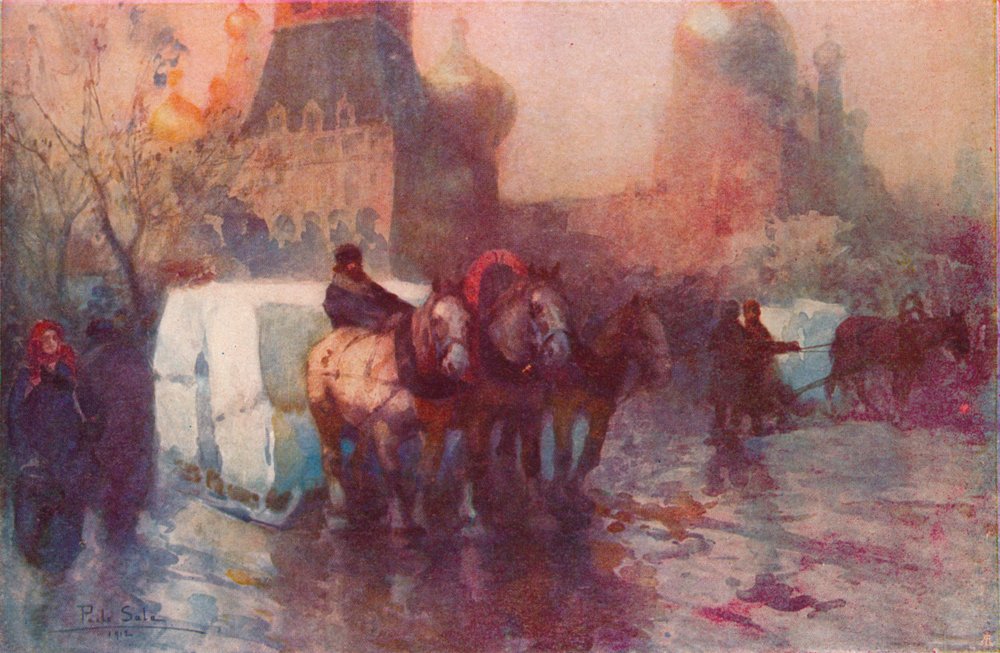 Ice Carrying in Moscow by Paolo Sala