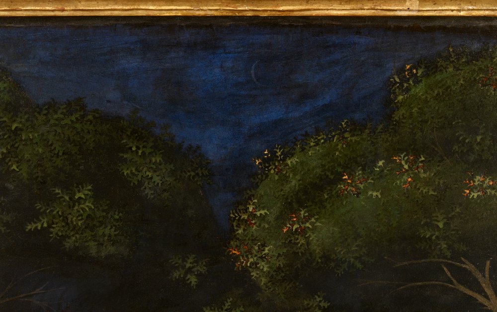 The Hunt in the Forest (detail) by Paolo Uccello