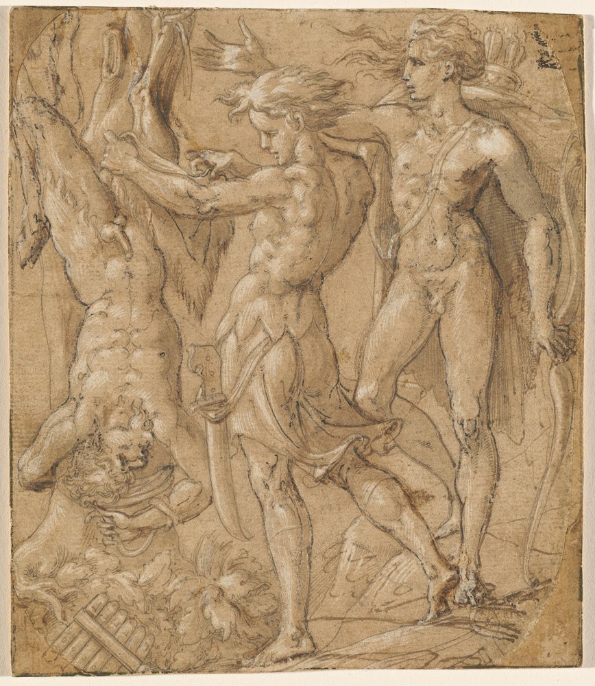 The Flaying of Marsyas by Parmigianino
