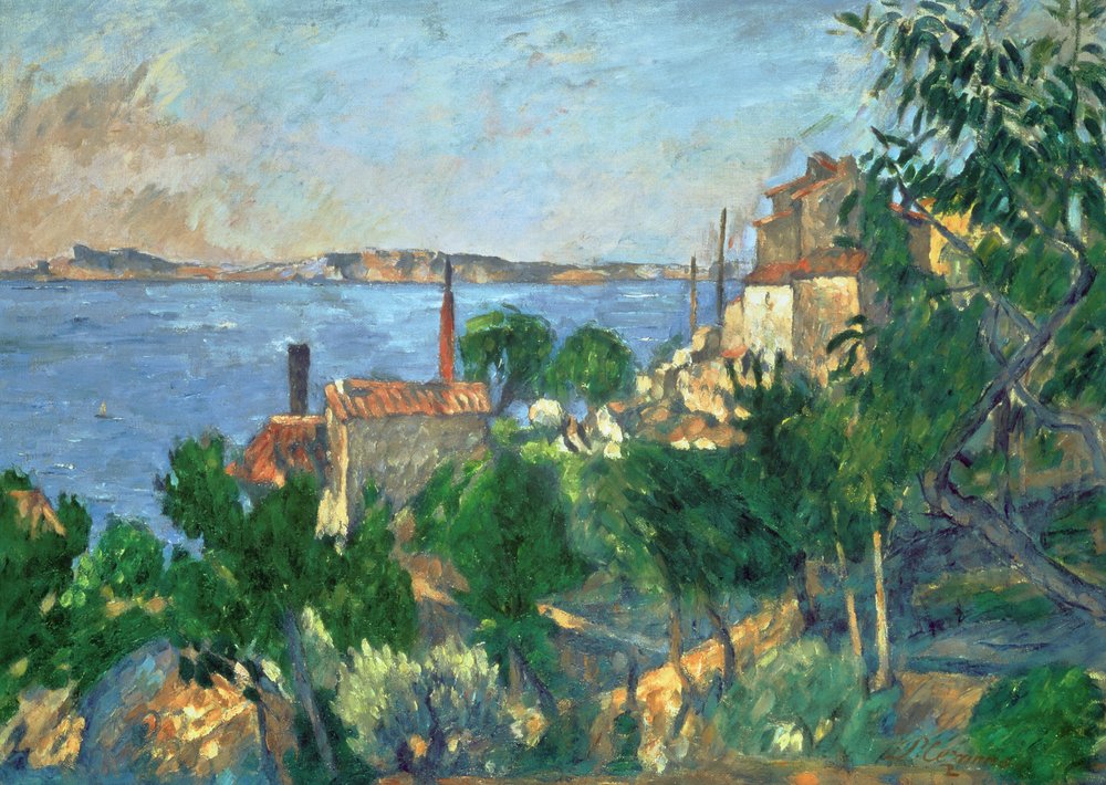 Lais Puzzle 1000 Pezzi – Paul Cézanne 'Veduta Di L'Estaque E Dei Chateaux D'If' (Il Mare A L'Estaque) – Opera D'arte Post-impressionista