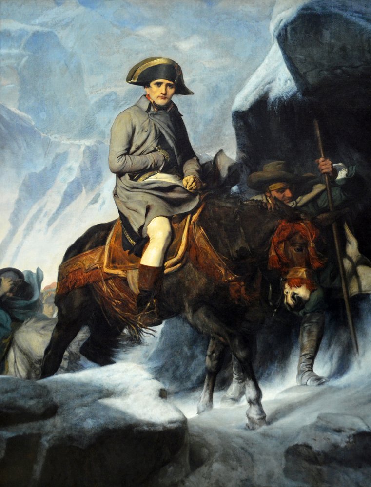 Bonaparte Crossing the Alps by Paul Delaroche