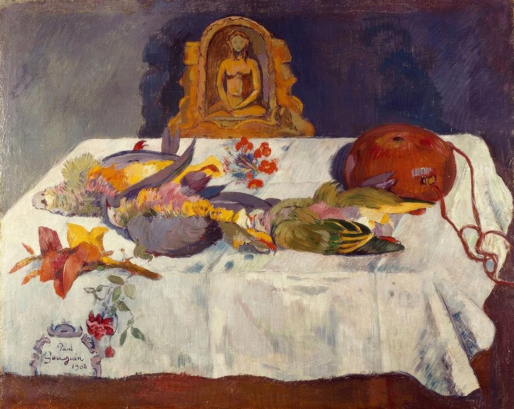 Still Life with Exotic Birds by Paul Gauguin