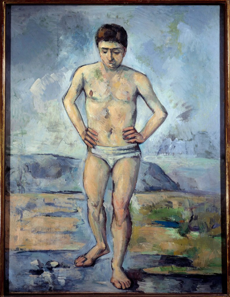 The Bather by Paul Cézanne
