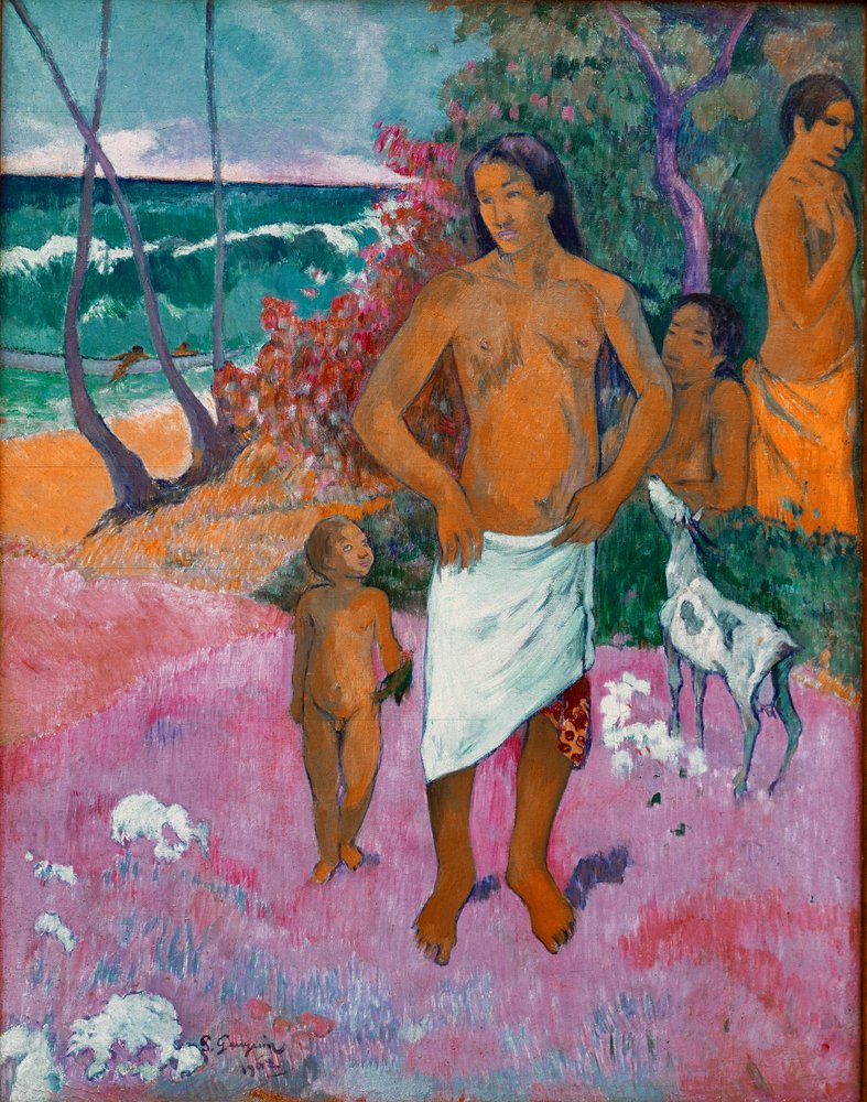 Tahitian Family by Paul Gauguin