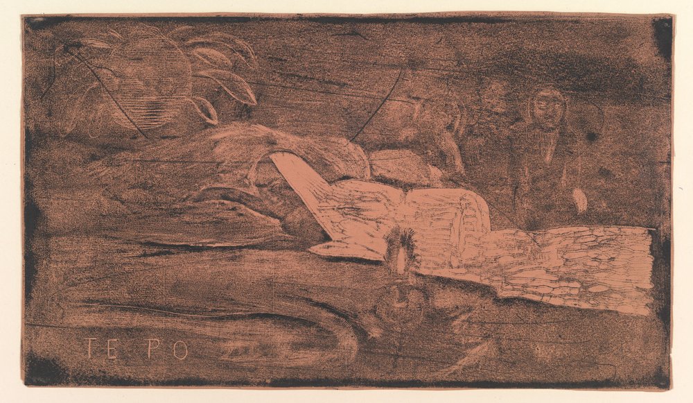 Te Po by Paul Gauguin: Highest-quality art reproduction