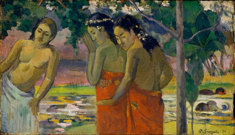 Three Tahitian Women, 1896 by Paul Gauguin