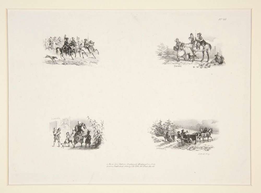 Four Subjects: A Cavalcade; Four Children; A Peasant Woman Carrying a ...