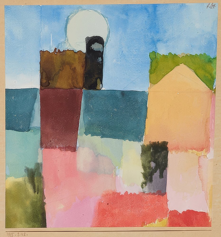 Moonrise (St. Germain), 1915/242 by Paul Klee