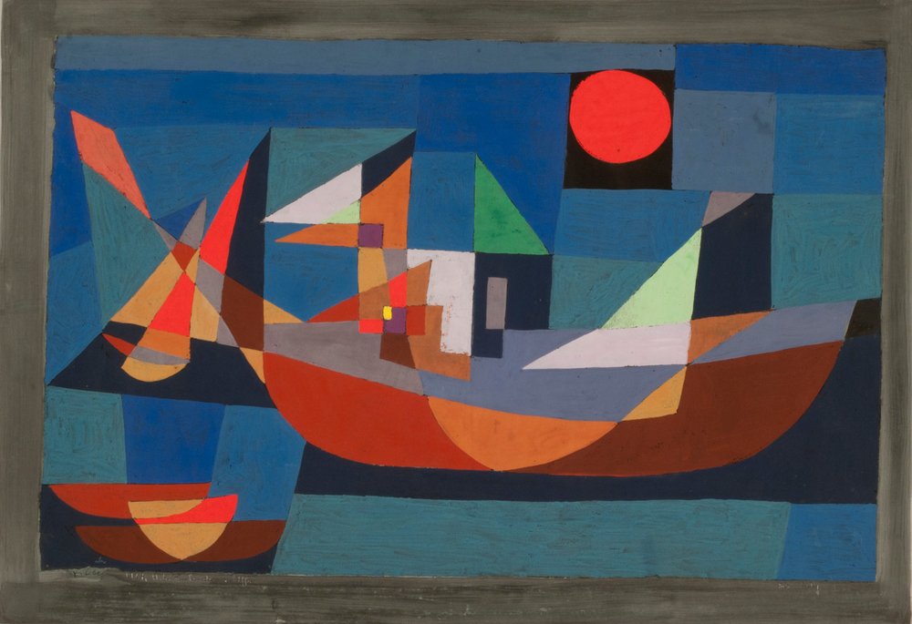 Ships at Rest, 1927 by Paul Klee