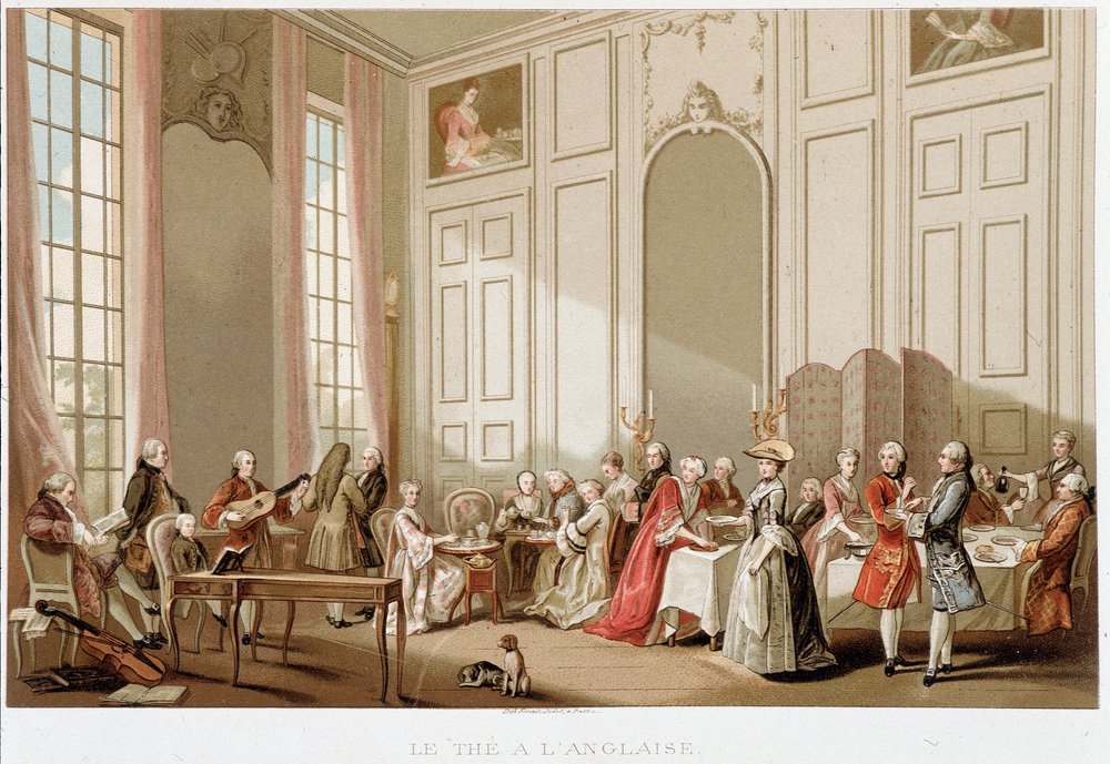 The a l'anglaise, '18th century - Institutions: usages et costumes, France 1700-1789' by Paul Lacroix by Paul Lacroix