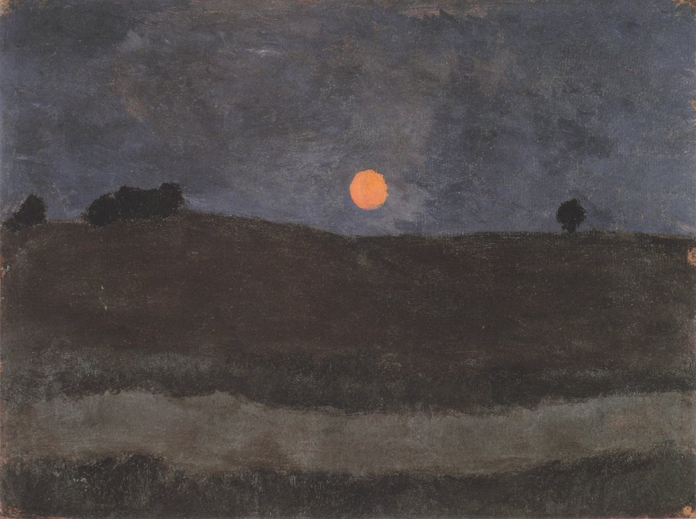 Moon Over Landscape by Paula Modersohn-Becker