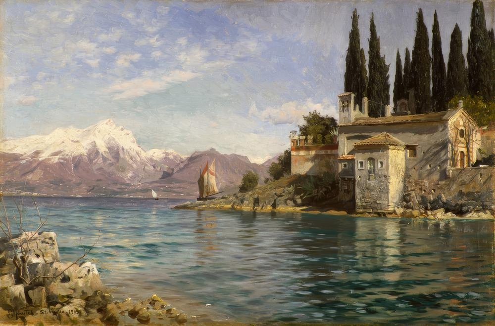 Punta San Vigilio by Peder Monsted