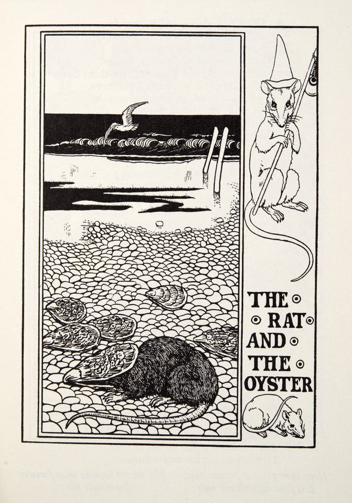 The Rat and the Oyster, from Fontaine Fables