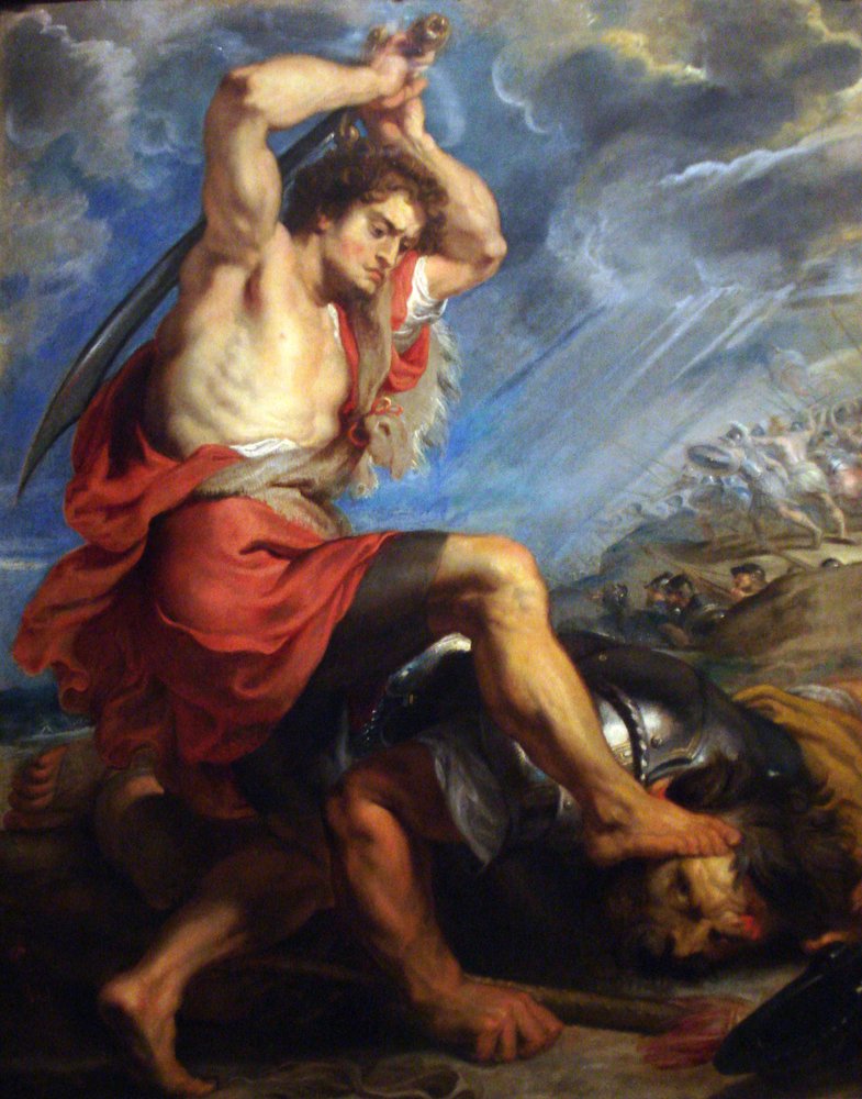 David Slaying Goliath by Peter Paul Rubens