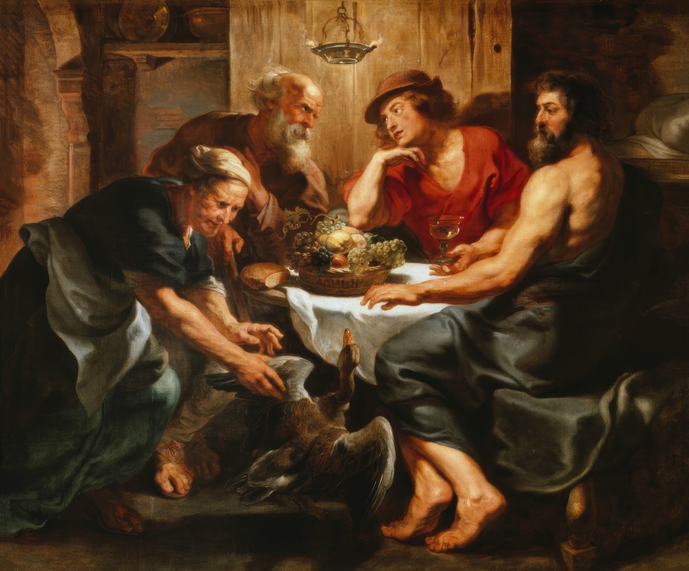 Jupiter and Mercury at Philemon and Baucis