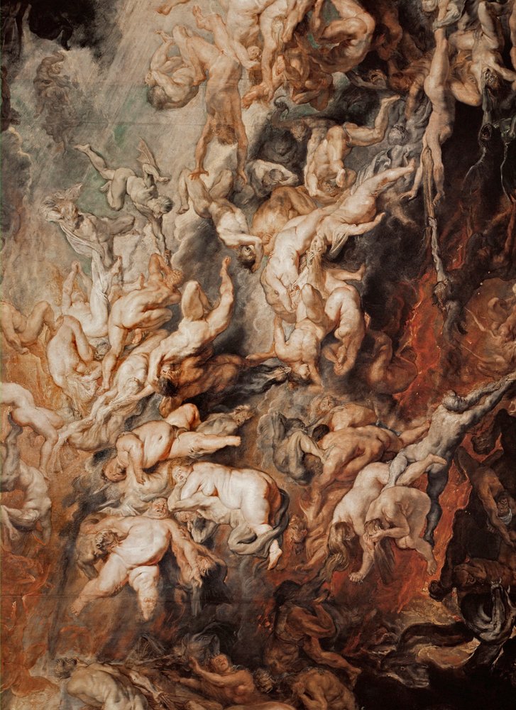 The Fall of the Damned by Peter Paul Rubens