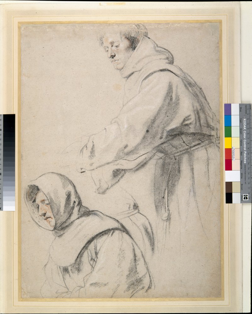 Two Franciscan Friars by Peter Paul Rubens: Fine art print