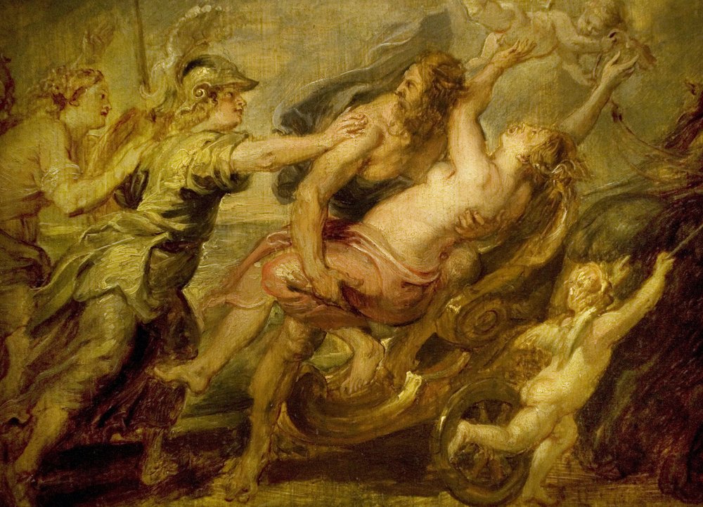 The abduction of Proserpine around 1636, by Peter Paul Rubens ...