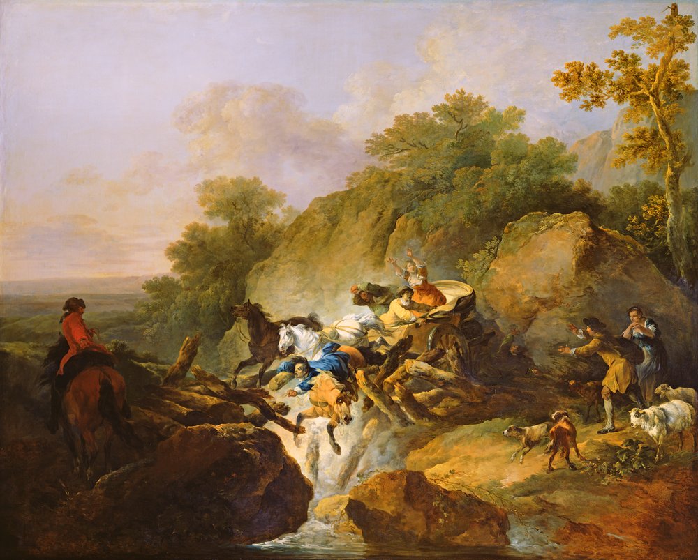 Rupture of a Wooden Bridge, c.1770