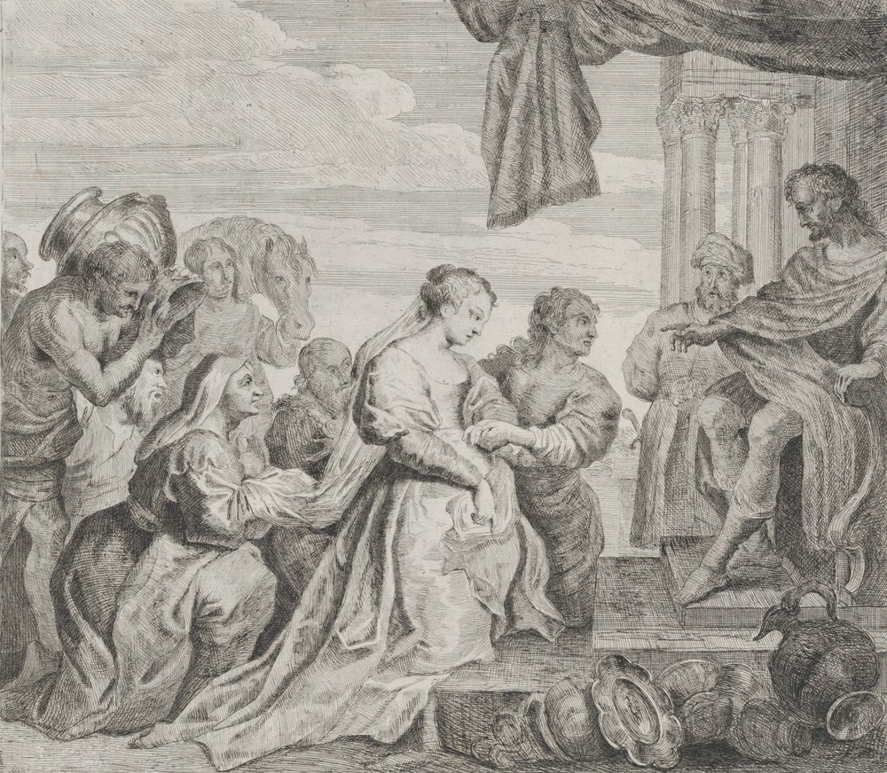 Solomon and the Queen of Sheba, 1784 by Philippe Lambert Joseph Spruyt