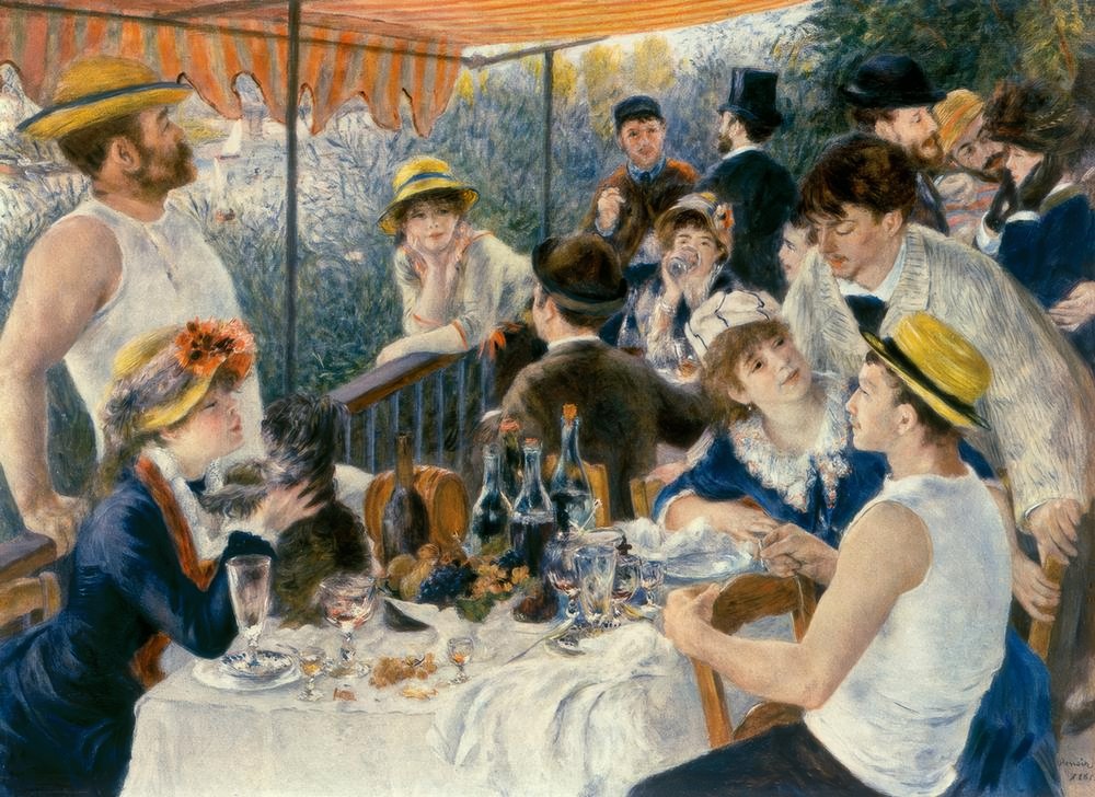 Breakfast of the Rowers by Pierre-Auguste Renoir