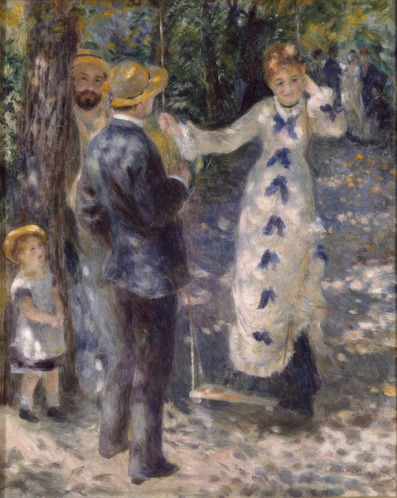 The Swing by Pierre-Auguste Renoir